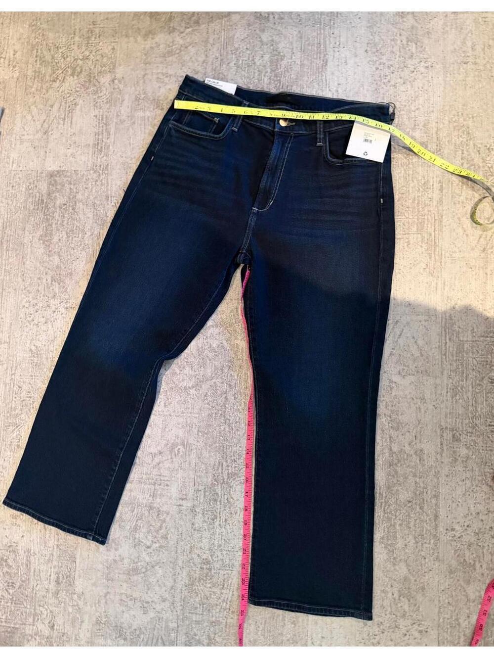 NWT Joe's Jeans The Callie High Rise Cropped Boot Jeans 32 dark blue stretch